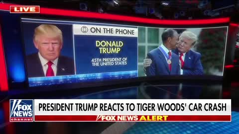 Trump discusses Tiger Woods with Katie Pavlich
