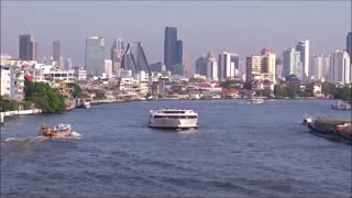 Chao Phraya River cruise in Bangkok, Thailand