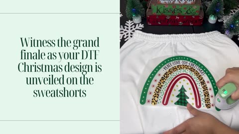 Sweatshorts Holiday Magic | DTF Printing DIY | Alpha DTF PRINT