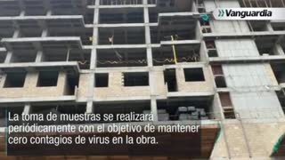 Constructora de Bucaramanga extrema protocolos de seguridad con pruebas rápidas de COVID-19