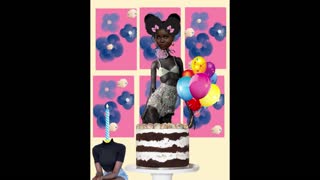 Interactive Digital Collage: Birthday Wish
