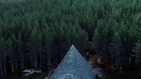 The magnificent Prince Albert Pyramid at Balmoral Manor Scotland
