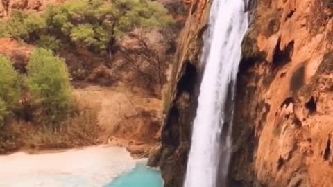 Beautiful waterfall in Arizona (AZ)