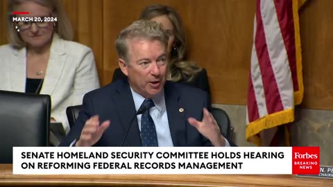 Rand Paul Rails Against Failure To Access Key Records About Fauci, Gain-Of- Function Research