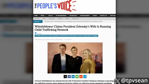 Zelensky Insider Blows Whistle on Massive Elite Pedophile Ring in Ukraine