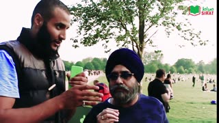 SIKH PULLS OUT KNIFE IN DEBATE w MUSLIM (V. Funny) || Mohammed Hijab