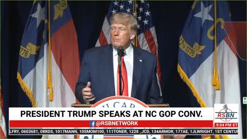 President Donald J. Trump speech at the North Carolina GOP Convention Full, Complete and Non-Edited