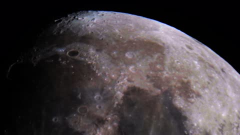 LIVE Moon May 19th 2024 -High Powered Telescope -TOWER Structures & Changing Colours