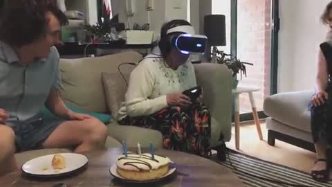 Never let grandma play with virtual reality