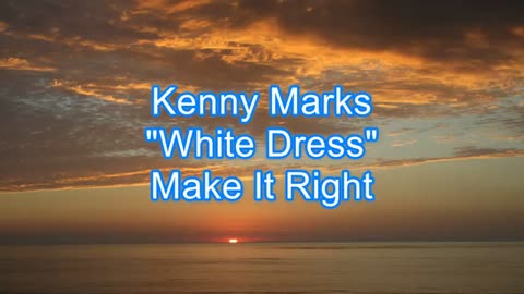Kenny Marks - White Dress #393