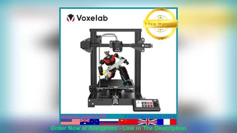 ❤️ Voxelab Aquila 3d Printer All Metal Print Size 220x220x250mm High Precision Resume Printing
