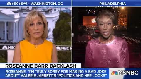 MSNBC's Tone Deaf Andrea Mitchell asks Joy Reid about the Roseanne controversy