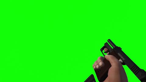 Small Pistol GTA V Green Screen