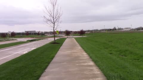 Walking With Developing Showers Off In Distance - Columbia, Missouri - April 12, 2020