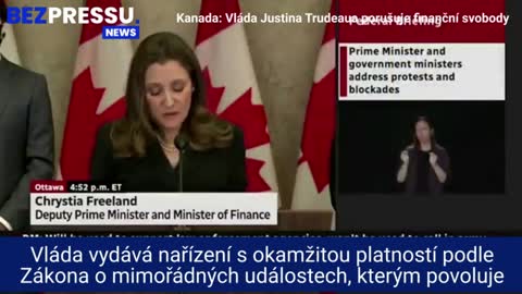 Vláda Justina Trudeaua porušuje finanční svobody