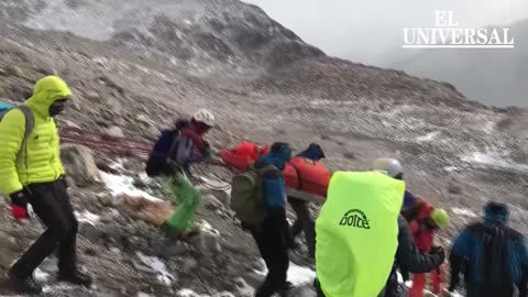 Video: Rescate del montañero español herido en la Patagonia argentina