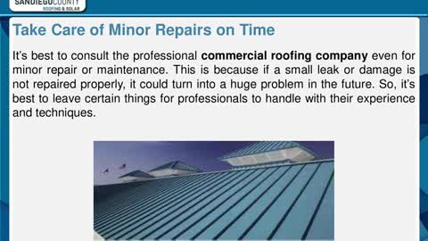 Dos and Don’ts of Commercial Roofing Inspection