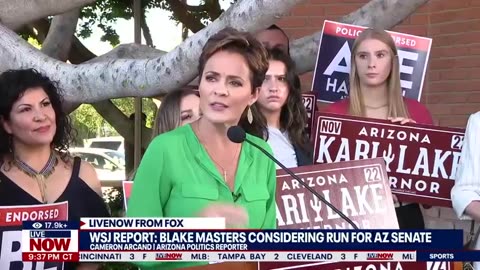 Kari Lake, Blake Masters could face off in race for Arizona senate seat | LiveNOW from FOX