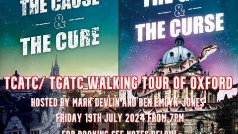 SECOND OXFORD WALKING TOUR, FRIDAY 19TH JULY 2024