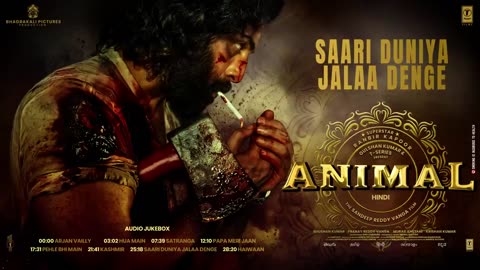 ANIMAL (AUDIO JUKEBOX): Ranbir Kapoor | Rashmika M, Anil K, Bobby D | Sandeep Vanga | Bhushan Kumar