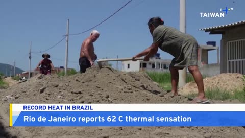 Rio de Janeiro Sets New 62ºC Thermal Sensation Record - TaiwanPlus News
