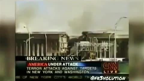 A CNN reporter on the ground outside the pentagon on September 11th 2001