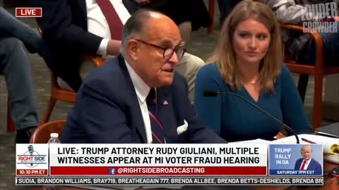 Rudy Giuliani doesn't play around.