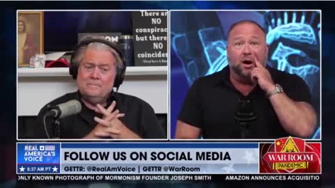 THIS IS A MUST WATCH. TWO GIANTS AT A CROSSROAD: Alex Jones joins Steve Bannon - it was Truly One Interview for the Ages