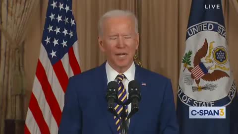 Uncle Joe is at it Again, Speaking Nonsense