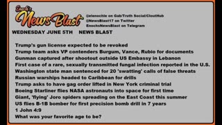 Wednesday, June 5, 2023 News Blast