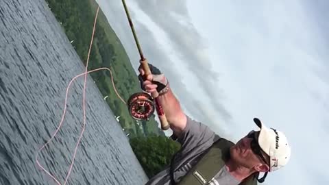 Pike Fly Fishing SLOW MOTION