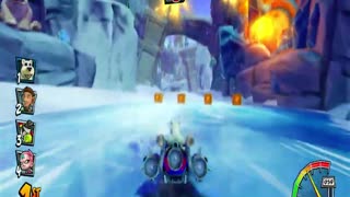 Crash Team Racing Nitro Fueled - Polar Pass Mirror Mode Gameplay