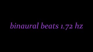 binaural beats 1 72 hz