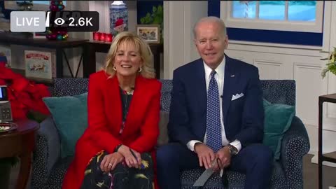 NEW - Biden says "Let's go Brandon, I agree" during Christmas call with kids and parents .