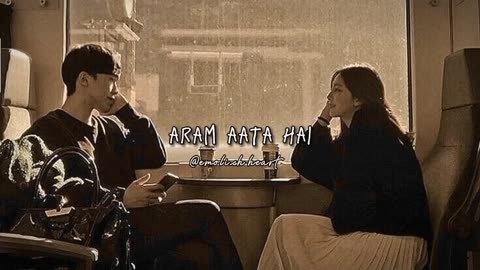 Aram Ata Hai Deedar Se Tere (Ek Lamha) Slowed + Reverb _ Lyrics @Azaan sami