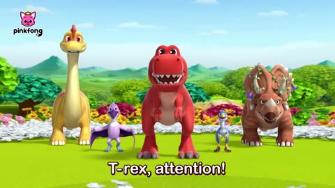 T-rex Dance 🦖 _ Special Dino Friends _ Little Dino School _ Dinosaur Cartoon &