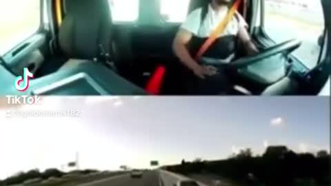 Driver falls asleep! Tragic Crash