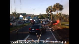 Scary Vehicle Fire in Orlando, FL