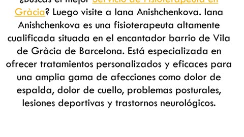 Mejor Servicio de Fisioterapeuta en Gràcia