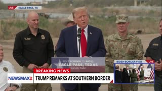 Trump At Border And Agents Are "MAD"