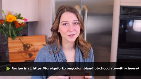 How to Make Hot Chocolate with CHEESE from Colombia