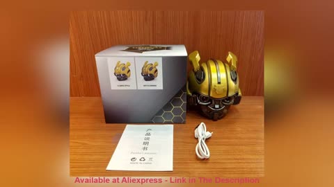 ☀️ New Best Christmas Gift! Transformers Bumblebee Helmet Wireless Bluetooth 5.0 Speaker
