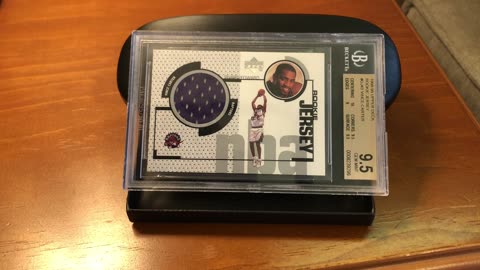 Basketball Card, 1998-99 Upper Deck Game Jerseys/Rookie Jerseys, GJ43, Vince Carter Rookie Card