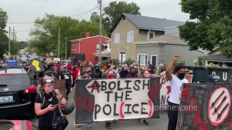 No one is to cross in front of the Black women Louisville 2