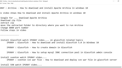 IPGraySpace: Archiva - How to download and install Apache Archiva in windows 10