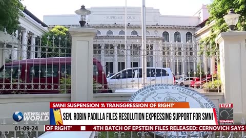 Sen. Robin Padilla files resolution expressing support for SMNI