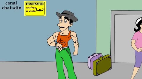 o mendigo é o falido do seu madruga e a dona florinda não perde a oportunidade e ataca novamente(