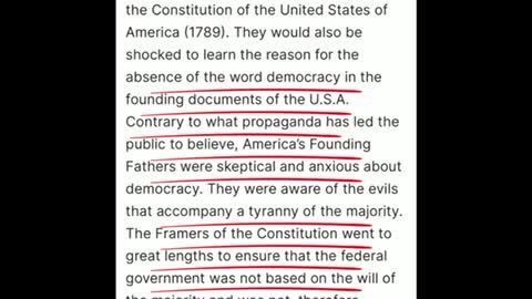 Democracy the tyranny America’s founders feared.