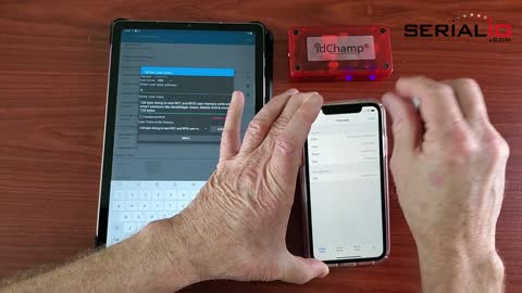 Write NDEF Using iPhone Built-In NFC and iPad & idChamp NF4 Writer/Reader