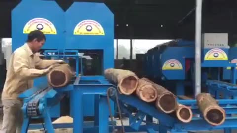 automatic wood cutting machine